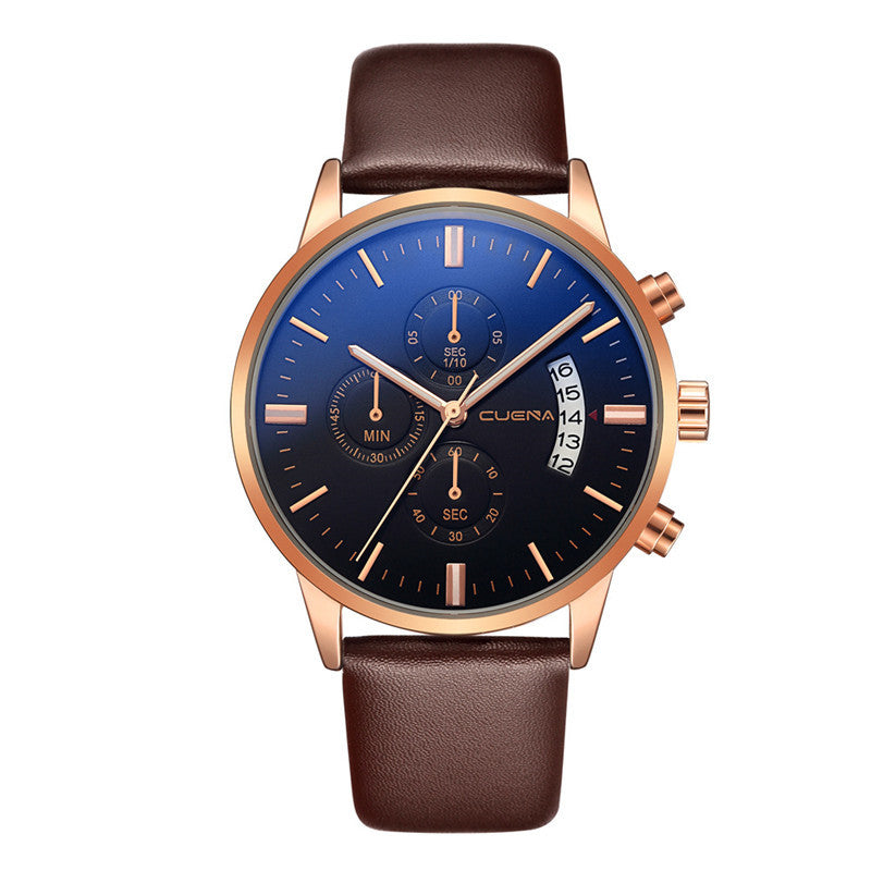Multifunctional six-hand men's watch