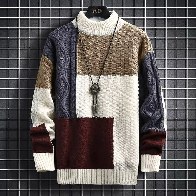 Half High Collar Thickened Mid Collar Underlay Knit