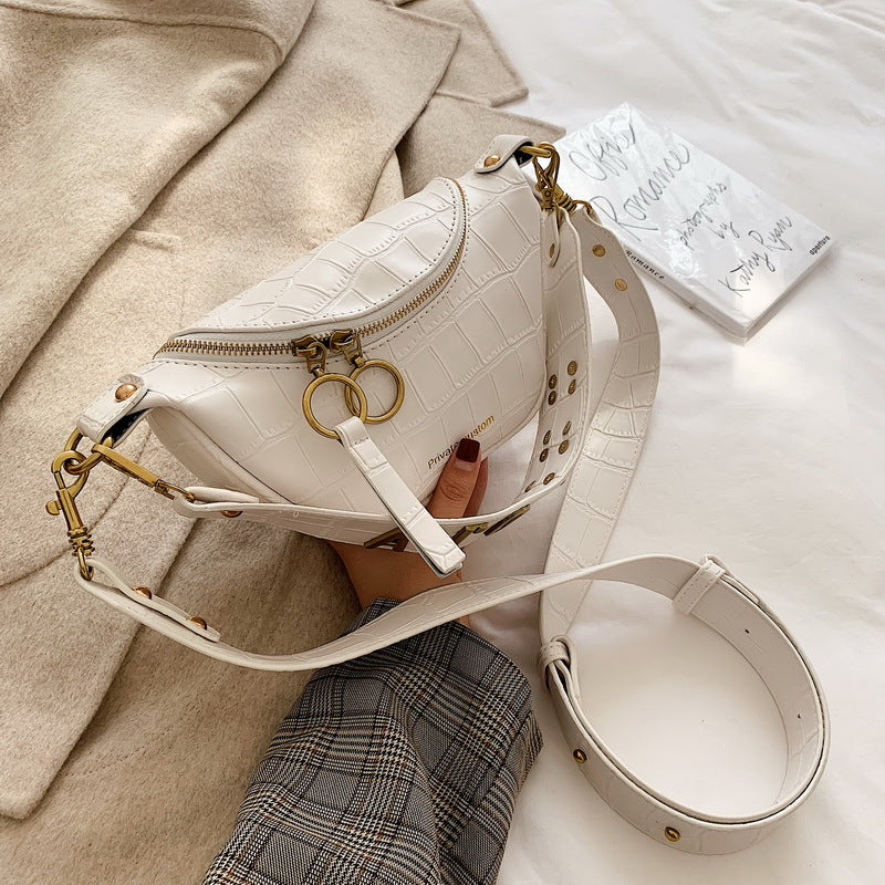 Trendy Korean Texture Messenger Bag Chain
