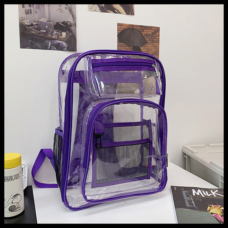 PVC Backpack Transparent Waterproof Backpack