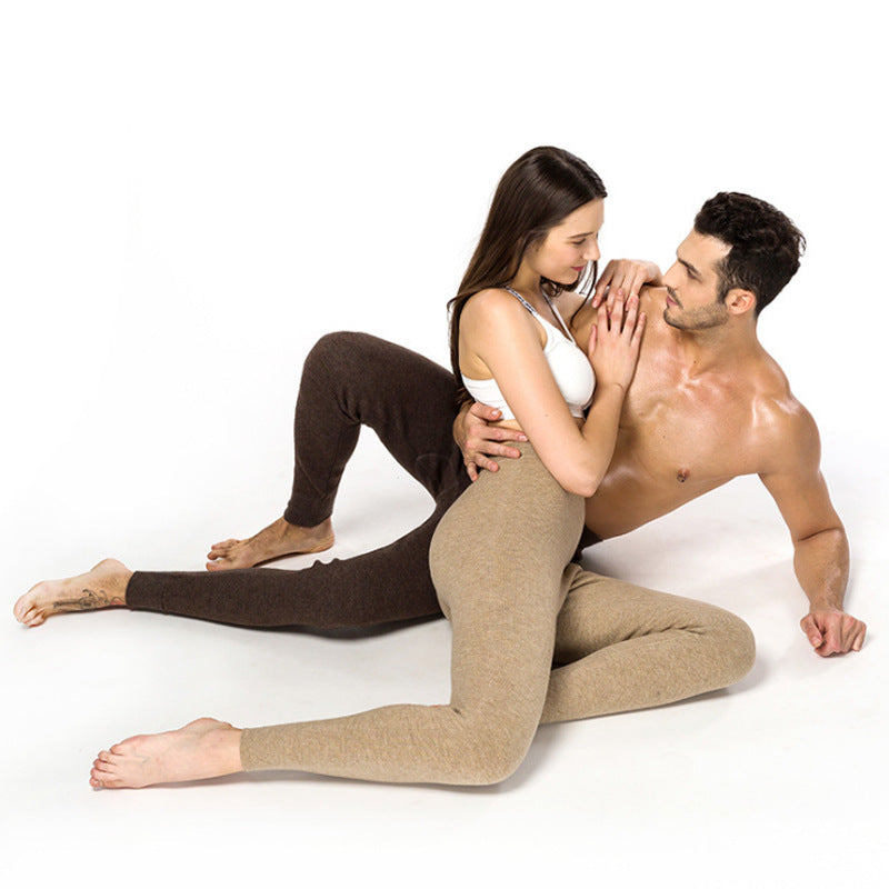 Women's slim-fit, warm-fitting cashmere leggings