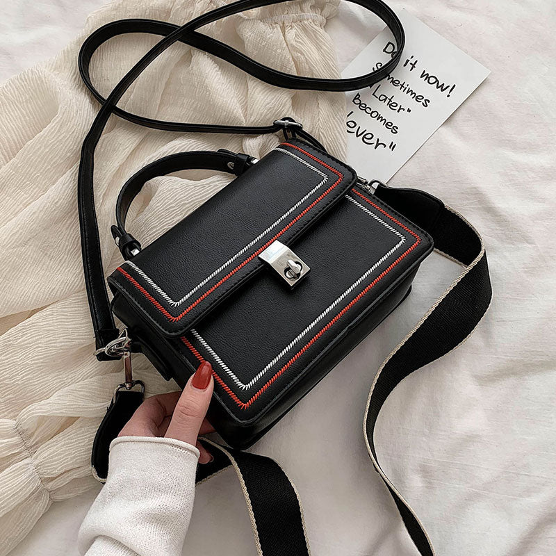 All-match crossbody small square bag