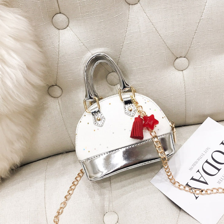 Mini Cute Shell Shoulder Bag Kids All-Match Key Coin Purse Cartoon Lovely Messenger Bag little girls present