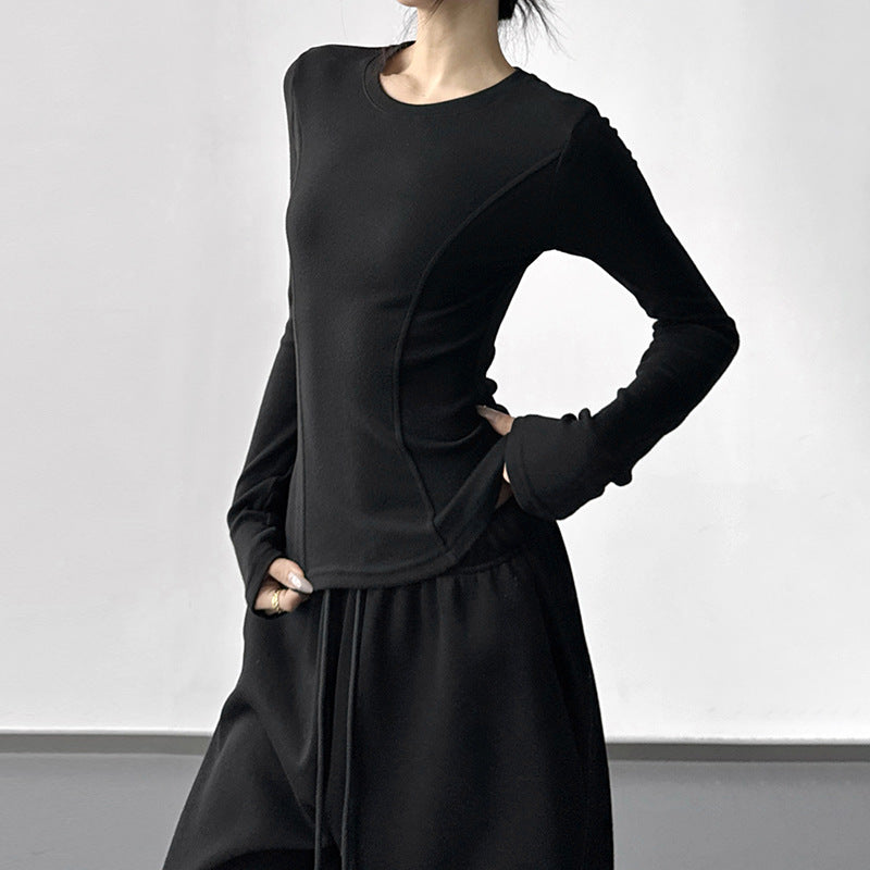 Womens Long Sleeve T Shirt Base Top