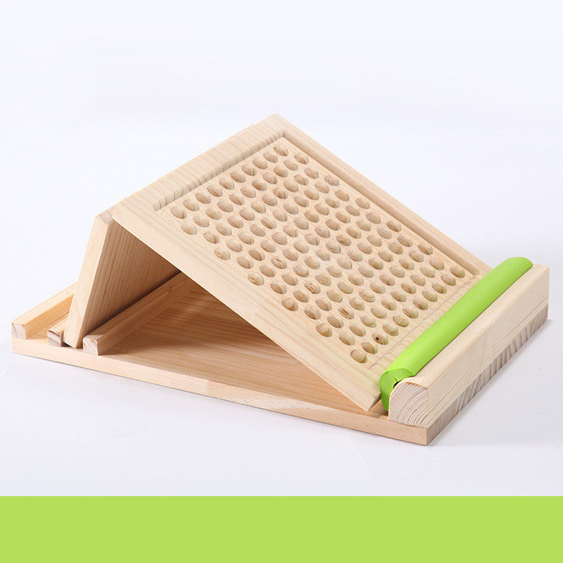 Reinforced Solid Wood Rehabilitation Exercise Bench