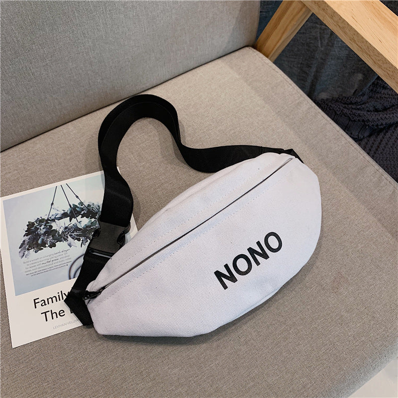 Canvas chest bag