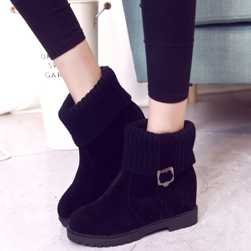 Short Tube Winter Shoes Women's Plush Inner High Boots Children's Short Boots