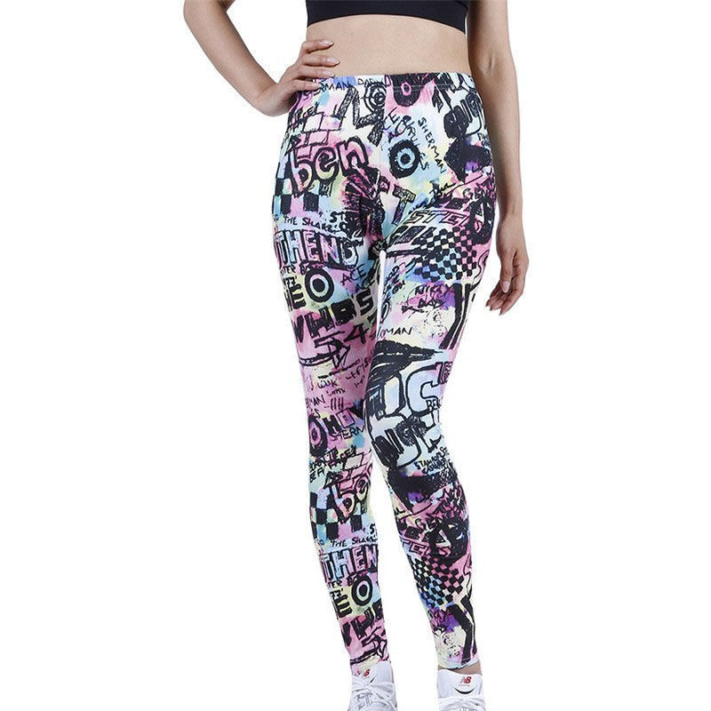 Women's Spring And Summer Thin Printed Leggings