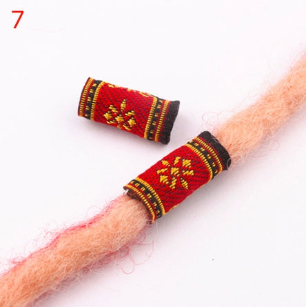 10 Pcs / Lot colorful mix fabric hair braid