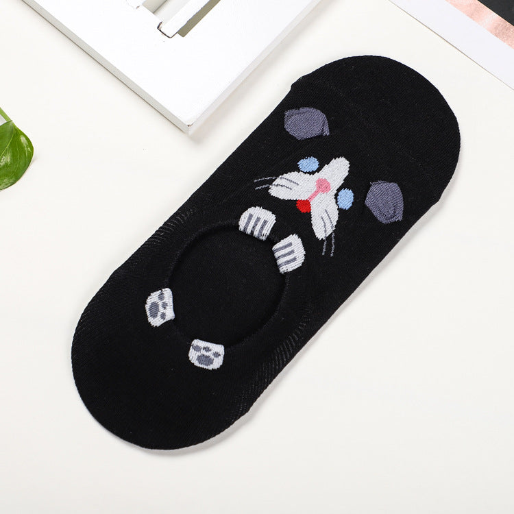 Cute cartoon little mouse boat socks