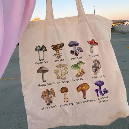 Floral Women Canvas Tote Bag Girl Reu