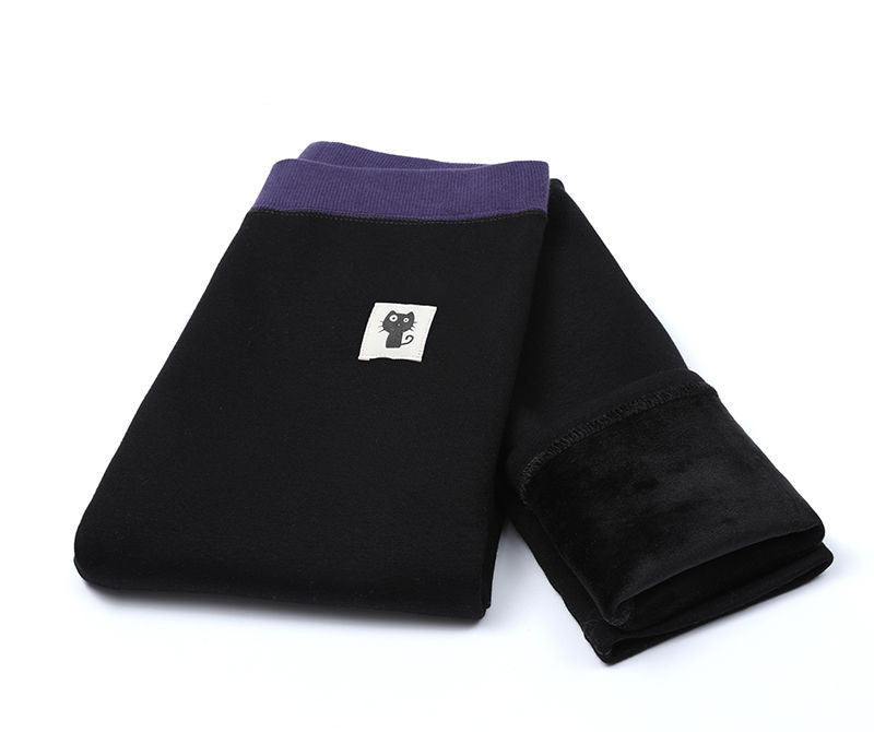Autumn and winter thickened plus velvet leggings