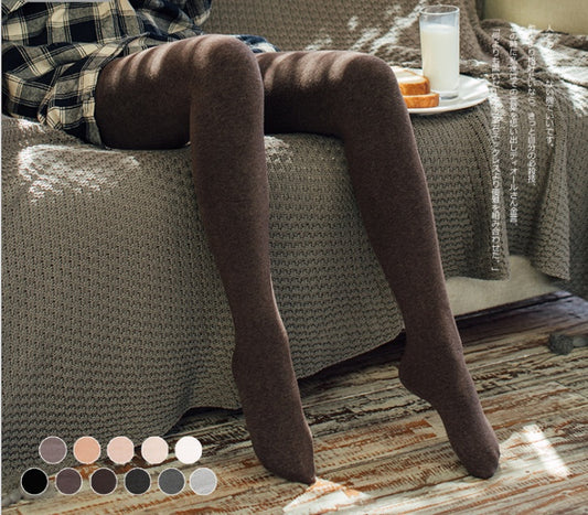 8710 new winter cotton and Tencel Velvet Matte lady upshift nine Leggings warm thick tights