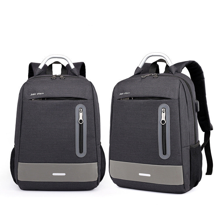 Oxford stof USB-opladende skulder-PC-taske