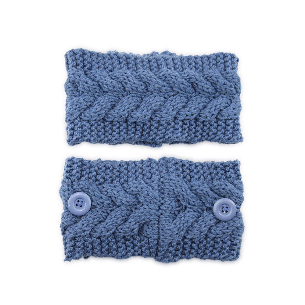Knitted twist headband