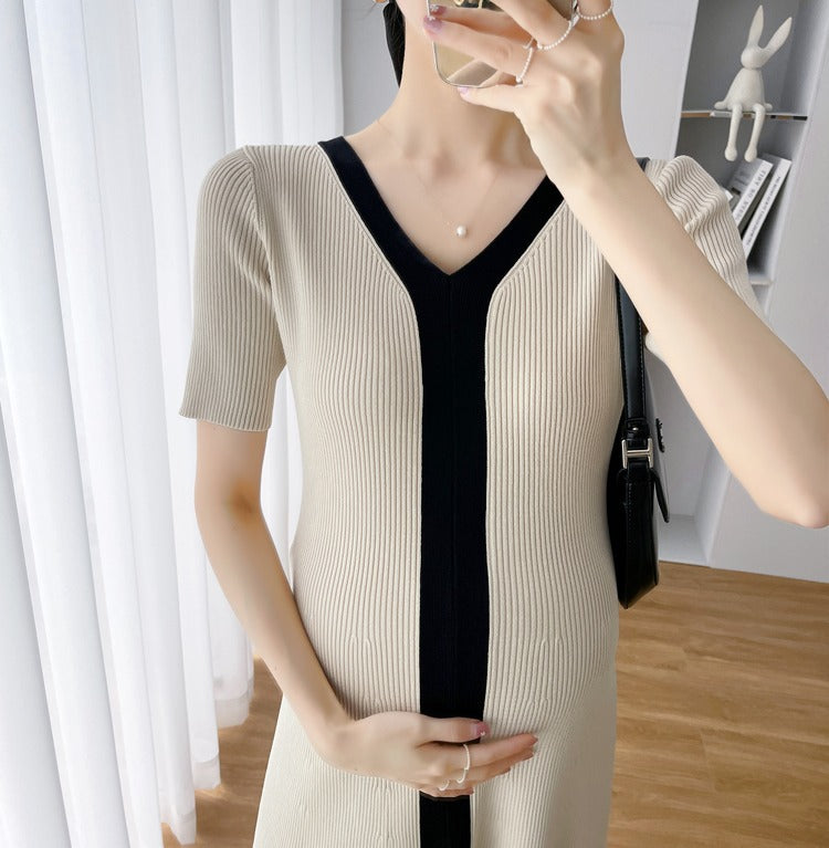 Slim Fit And Slim Knit High Stretch Dress