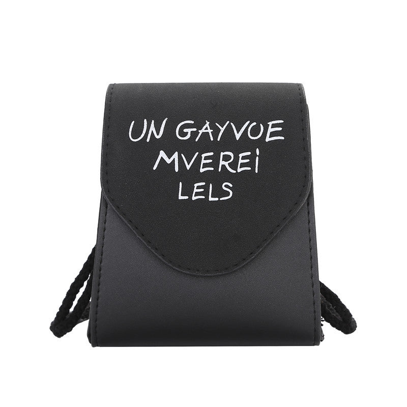 Wild One-shoulder Diagonal Retro Small Square Bag