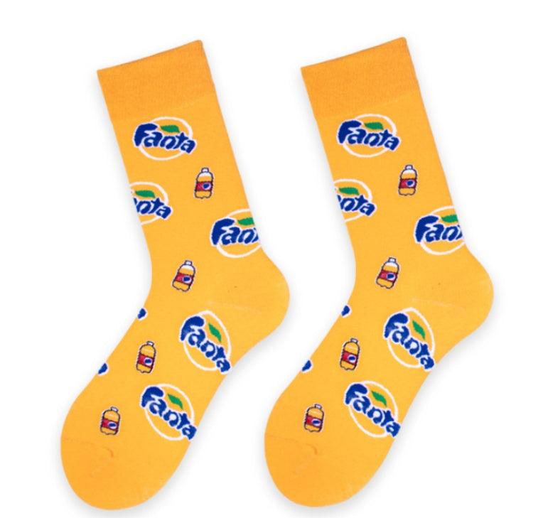 Personality and creativity hit color cotton socks