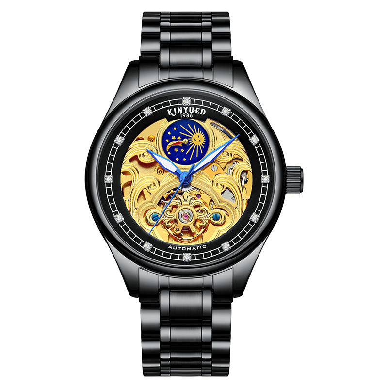 KINYUED Hollow Automatic Mechanical Watch