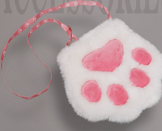 Cross Bag Lady Cute Cat Claw On One Shoulder