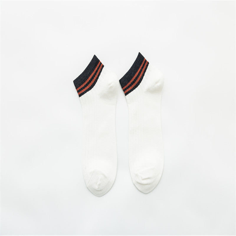 Student Socks All-Match Rainbow Breathable Stockings