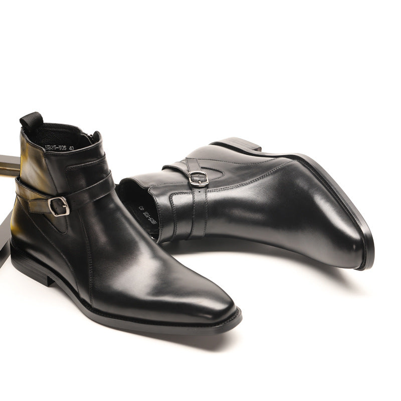 Autumn and Winter Martin Boots High-Top Shoes England Mid-Tube