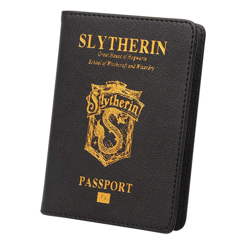 PU leather passport book ticket holder storage bag