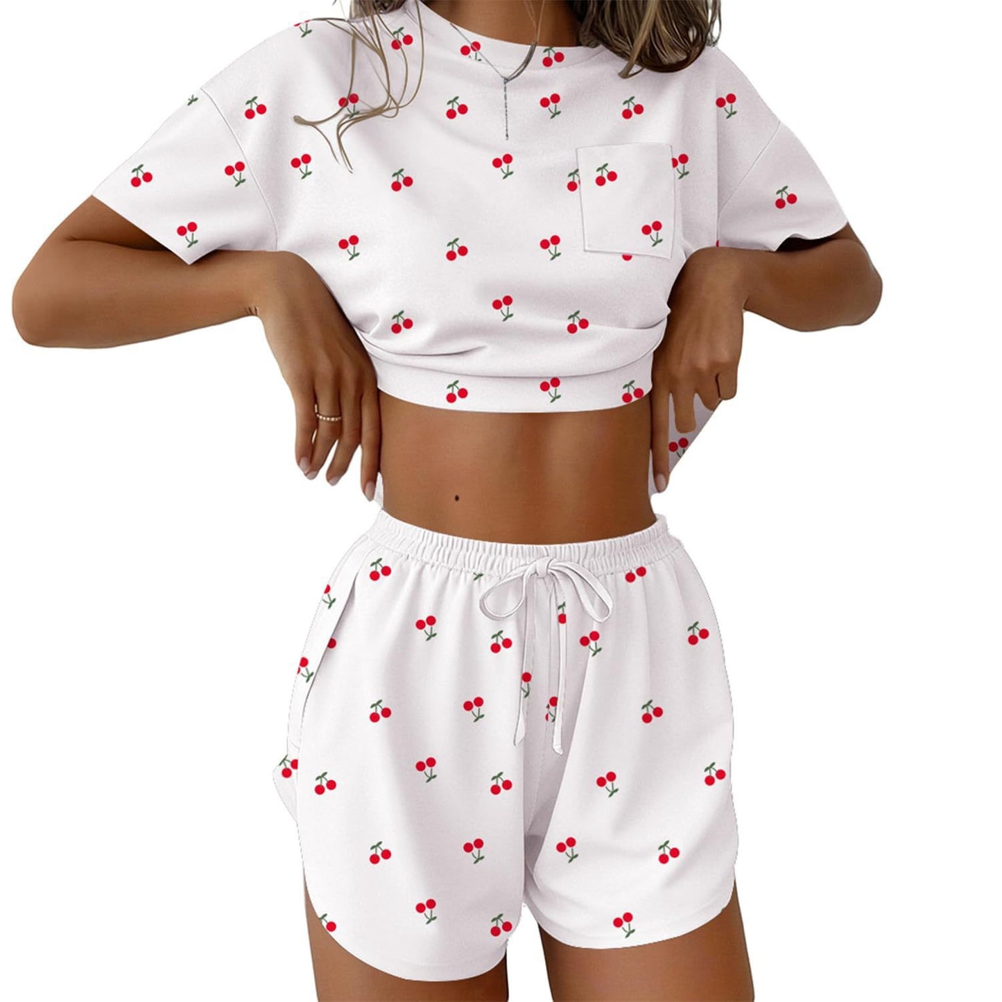 Short Casual And Cool Womens Loungewear Set