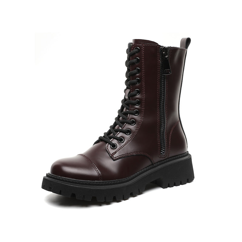 Women's Heightened Thick Bottom All-match Martin Boots
