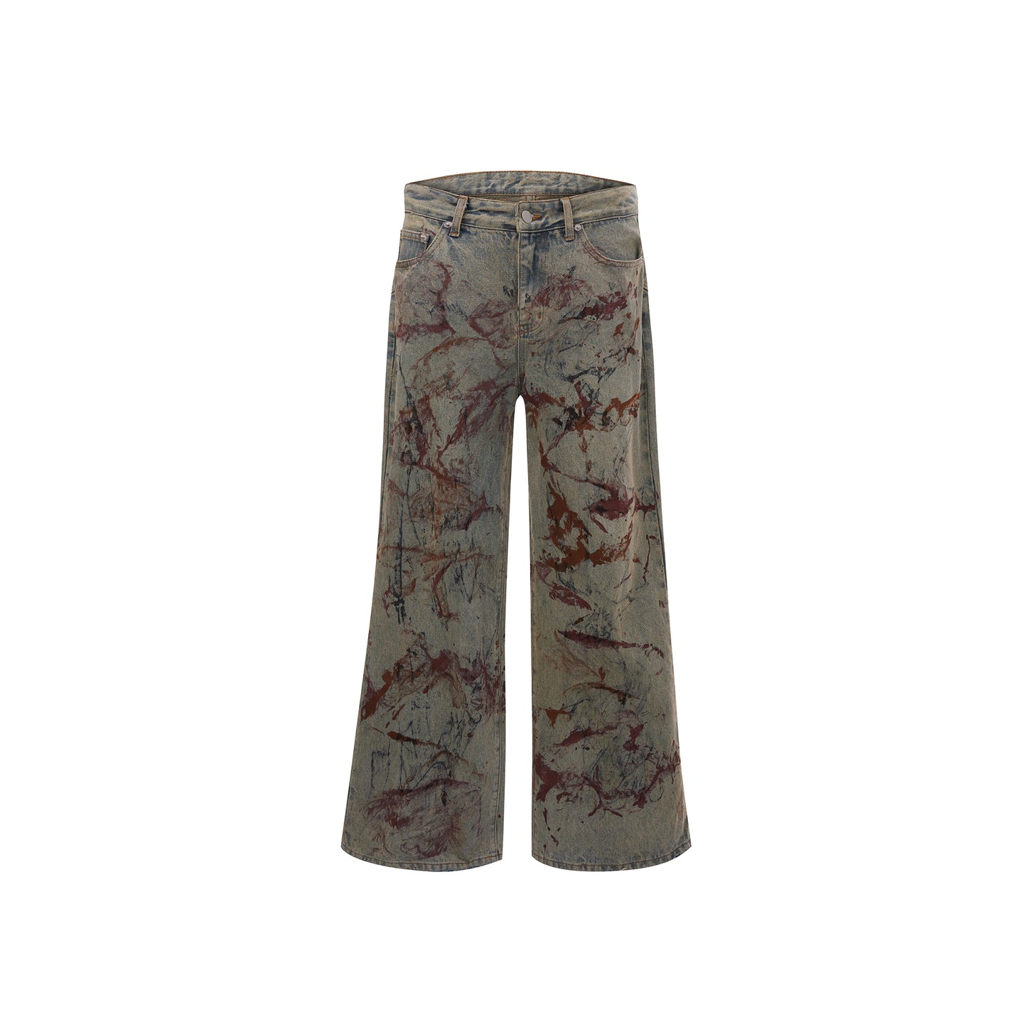 Heavy-duty Inkjet Jeans For Men And Women