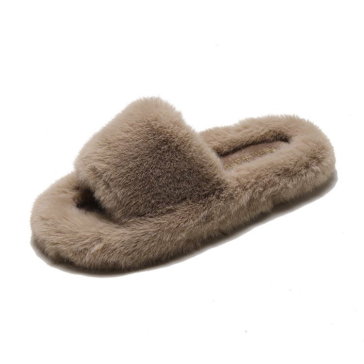 Round head flat bottom net red set toe female drag