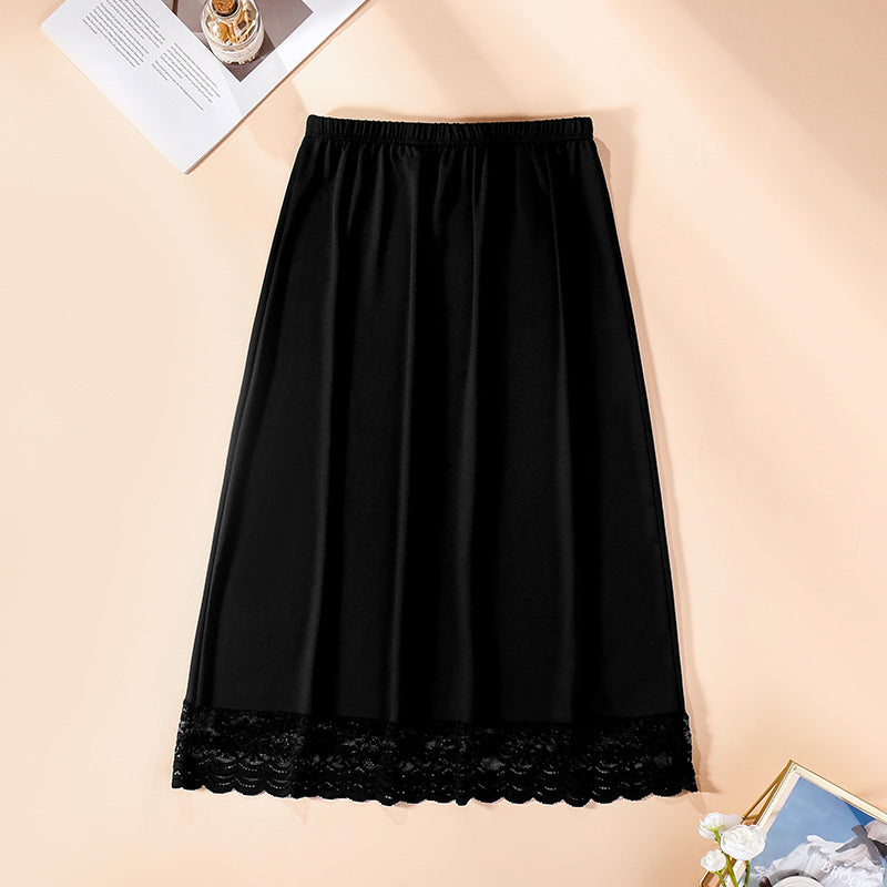 Anti-exposure Lining Half-length Slip Dress Long Anti-penetration Hanfu Inner Wear