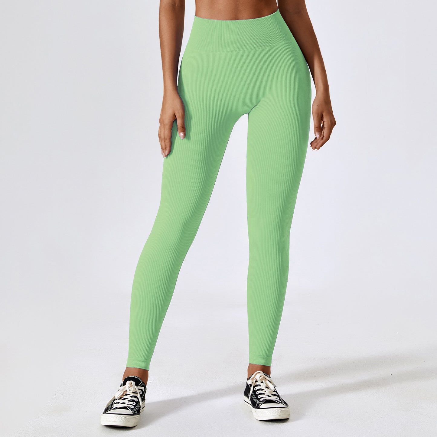 Thread Hip-lift And Belly Shaping Seamless Yoga Pants