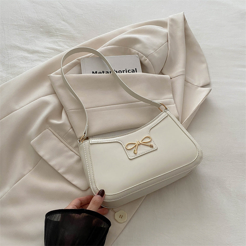 Portable Shoulder Western Style Baguette Bag