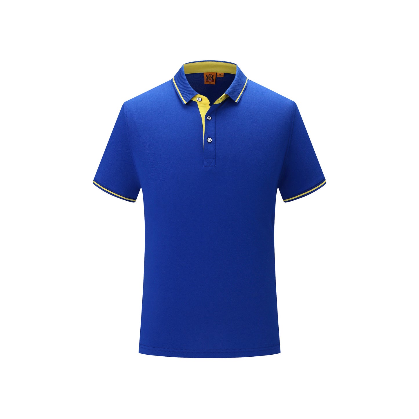 Lapel Embroidery Cotton Short-sleeved T-shirt