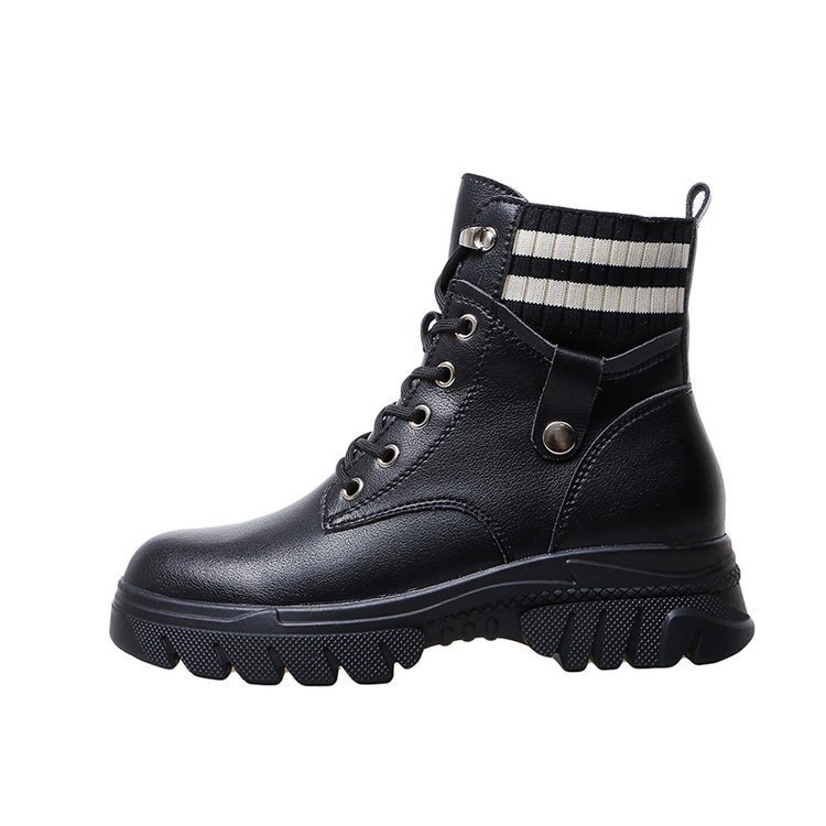 Fashionable Thick Bottom Inner Increase Martin Boots
