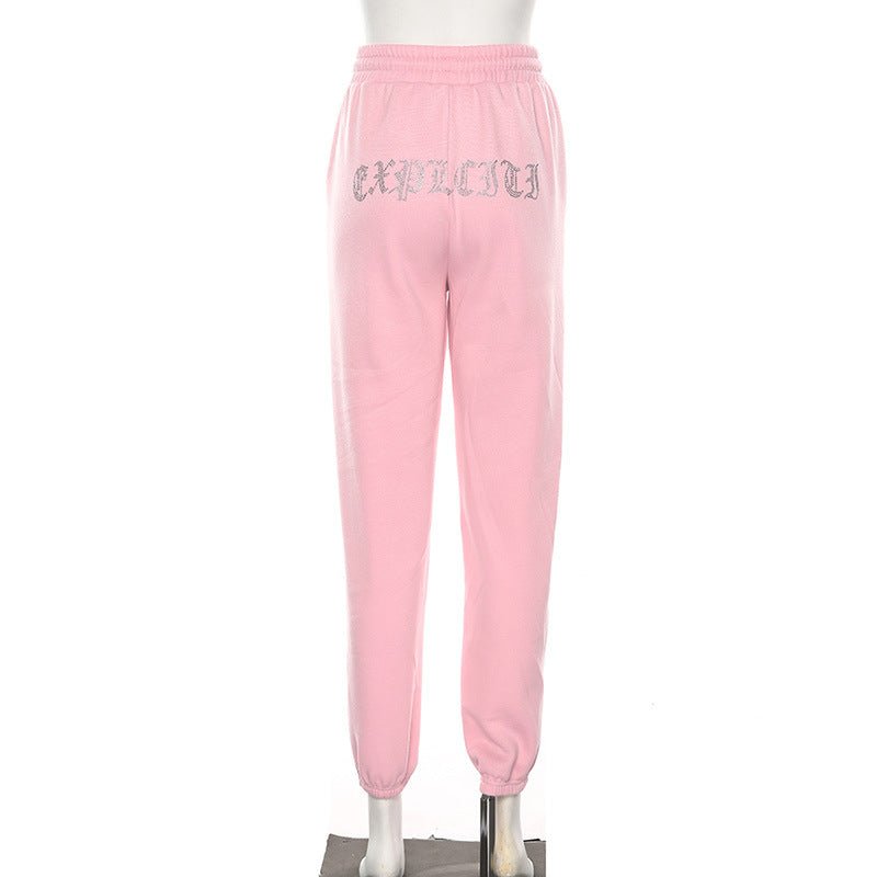 High-waisted trousers