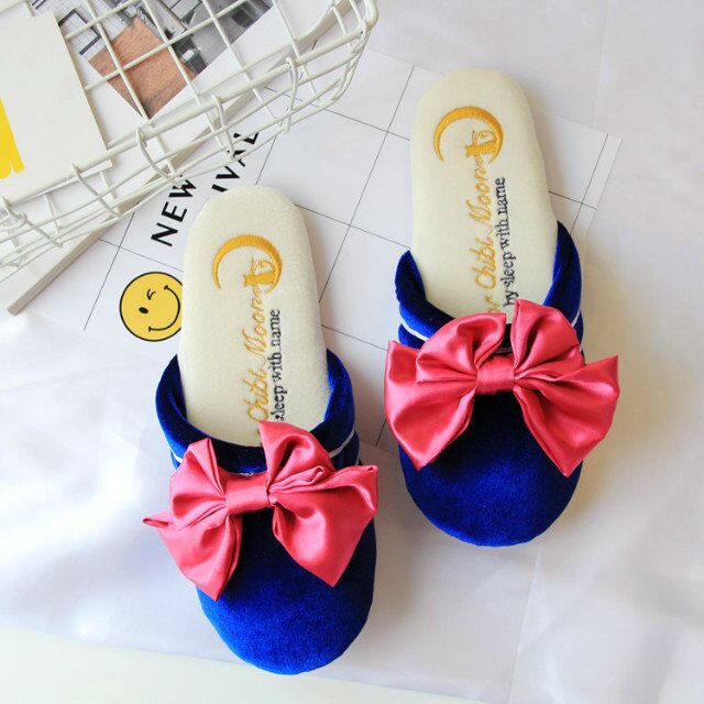 Ladies Indoor Non-Slip Floor Cotton Slippers