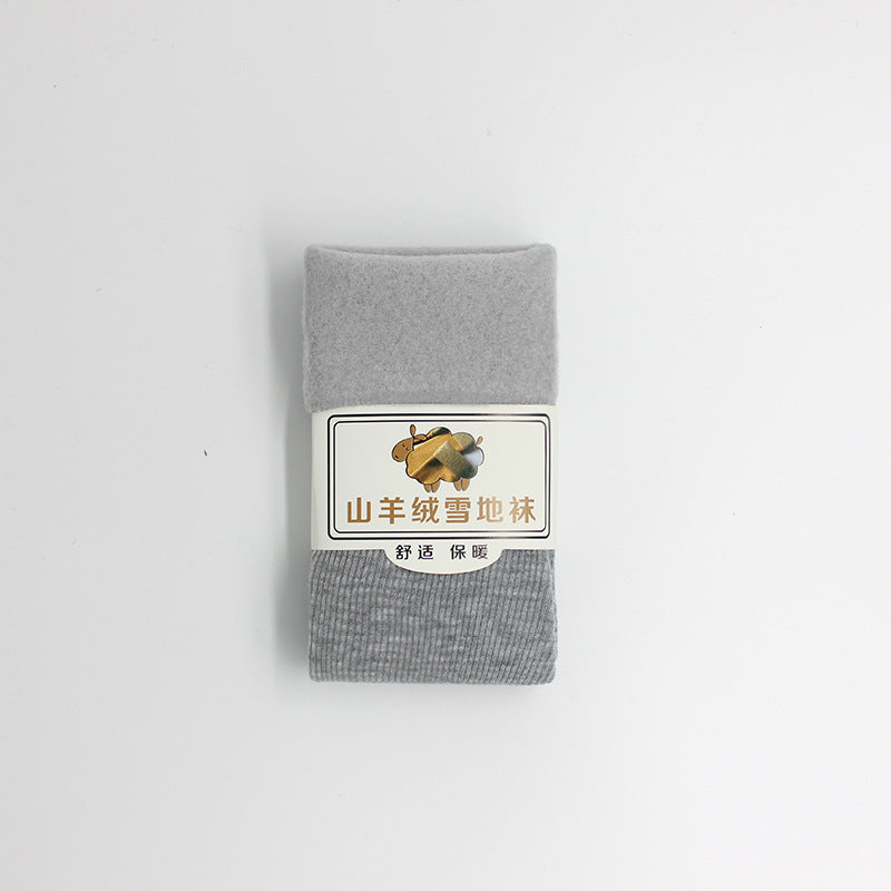 Mid-High Tube Men And Women Warm Snow Socks
