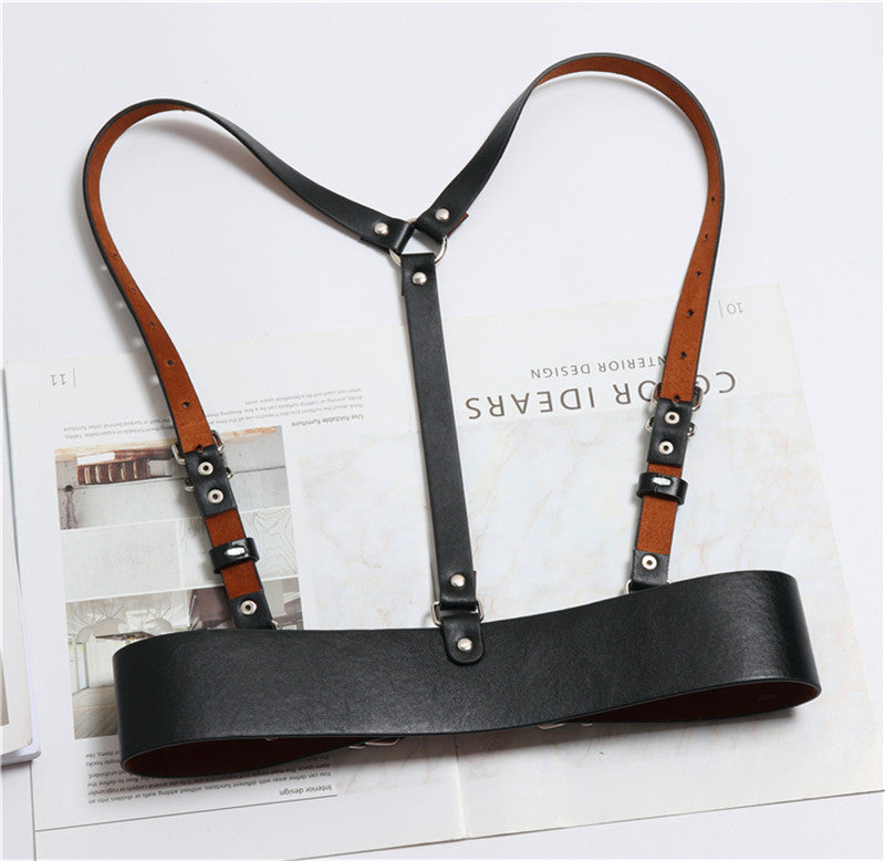 Joker pin buckle PU leather strap