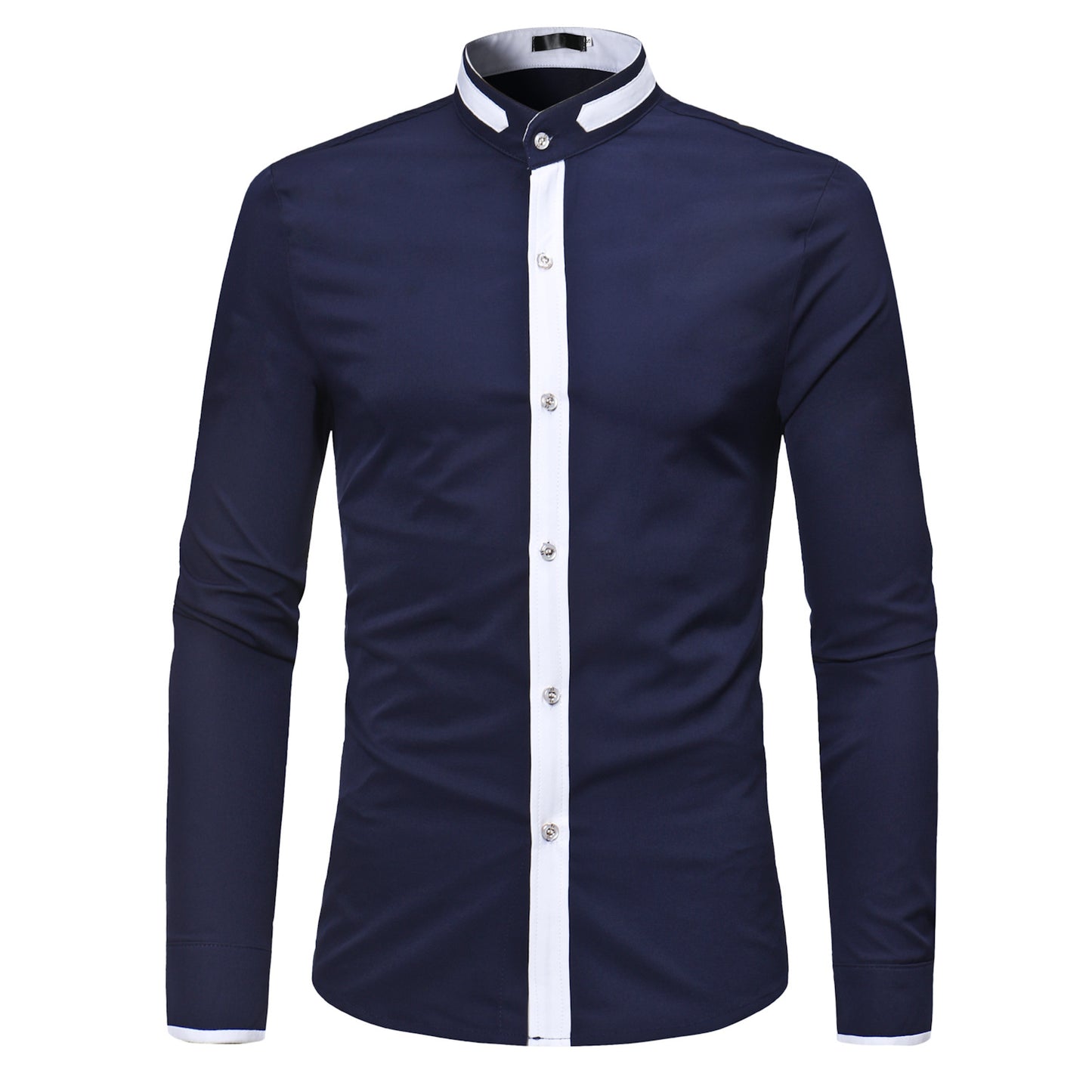 Colorblock casual long sleeves