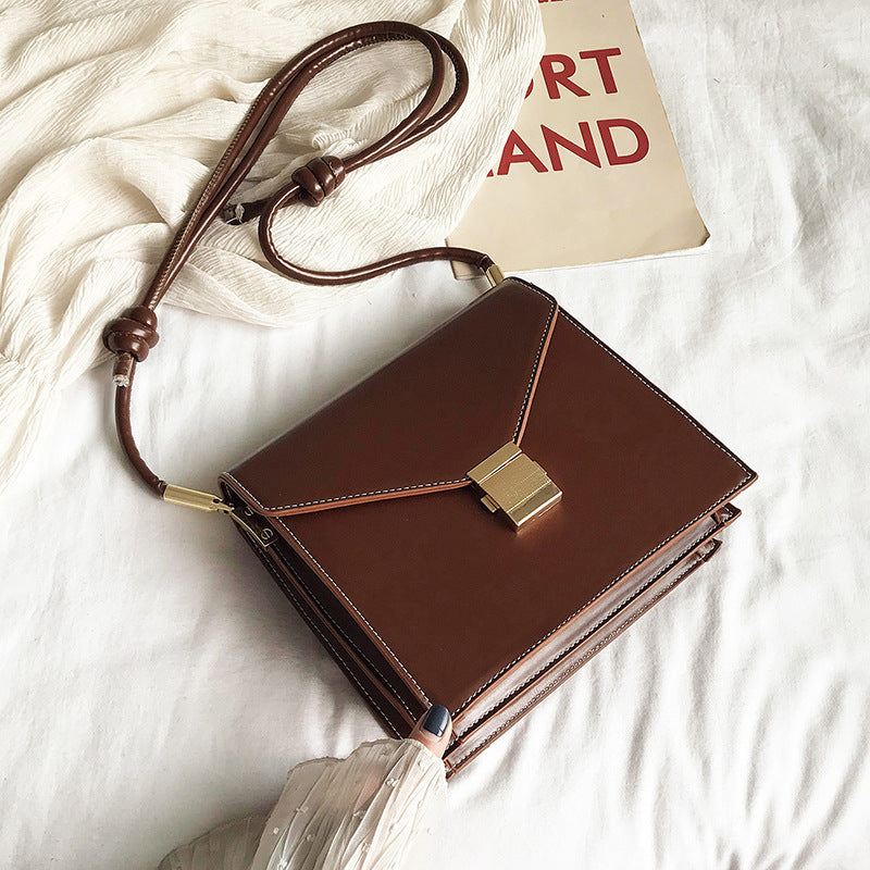 All-match Fashion Messenger Skuldertaske Lille Kvadratisk Taske