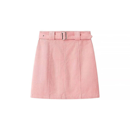 Women's Street Fashion A-line Corduroy Skirt
