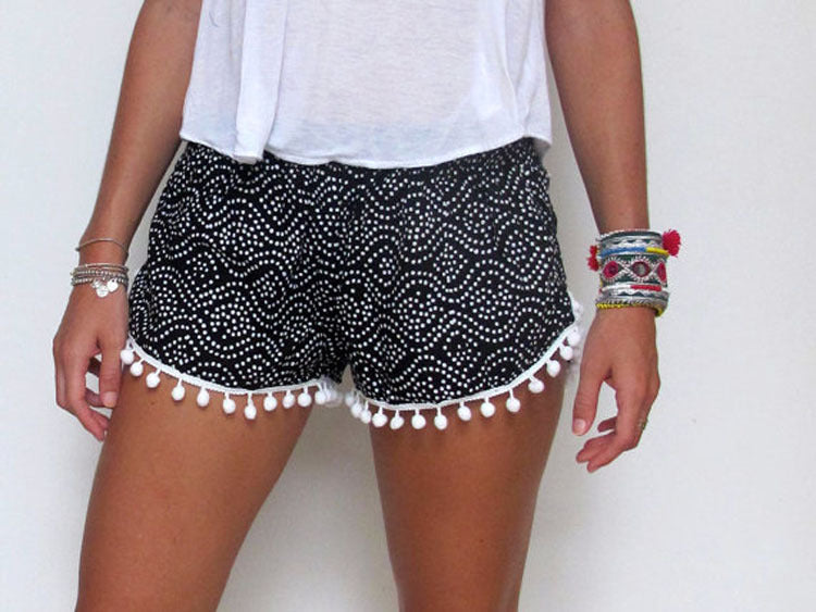 Ball  floral stretch beach pants