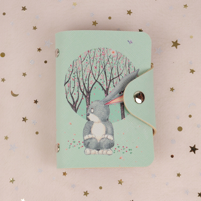 Multi-card color printing cartoon female card package