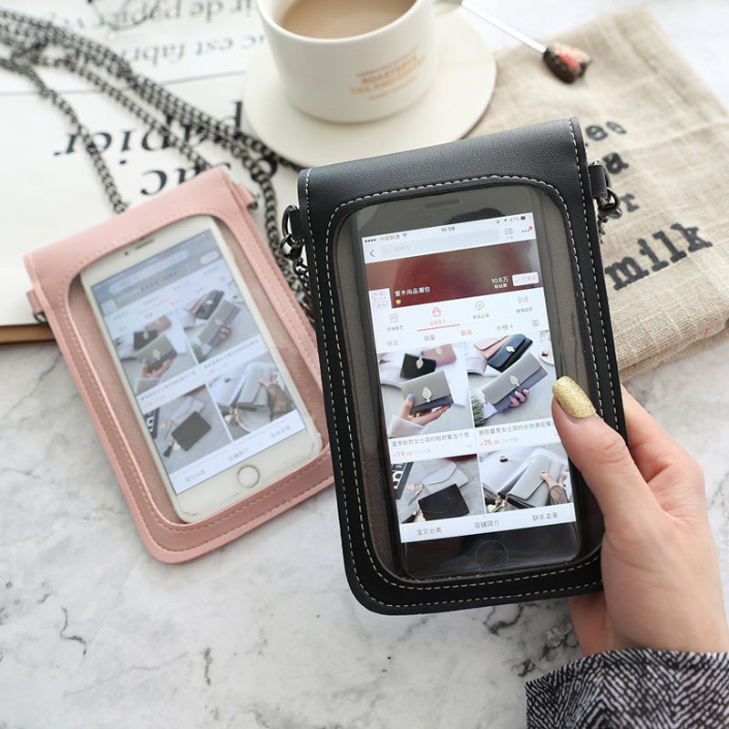 Diagonal mobile phone bag