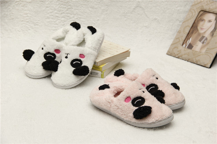 Red panda women's bag with slippers