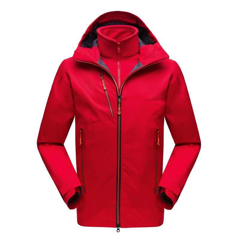 Two-piece men's waterproof outdoor jacket