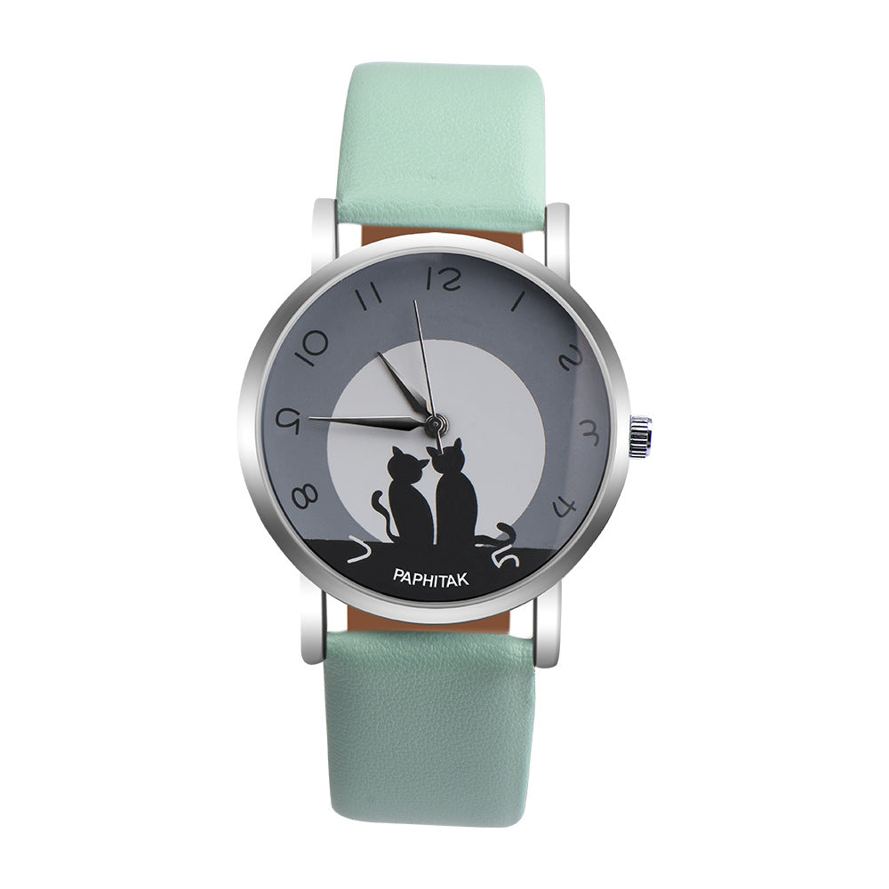 Quartz couple watch