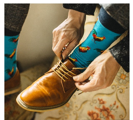 Retro Male Hip-hop Spring And Autumn Long Tube Street British Socks
